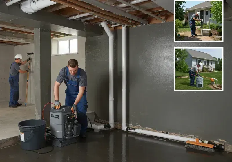 Basement Waterproofing and Flood Prevention process in Midlothian, IL